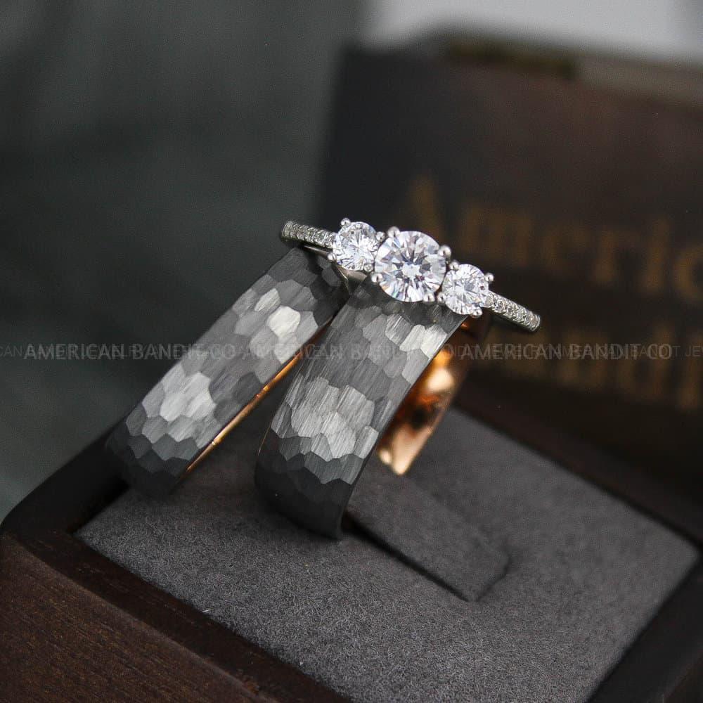 IMG_3887 Hammered Ring, Silver Wedding Ring, Silver Wedding Band, Hammered Wedding Ring, Hammered Wedding Band, Groom Ring, Silver Bride Wedding Band - Image 1