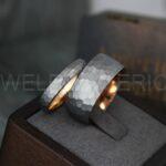 Hammered Rings, Silver Wedding Rings, Silver Wedding Bands, Couple Rings, Couple Wedding Bands, Couple Wedding Rings, Matching Couple Rings