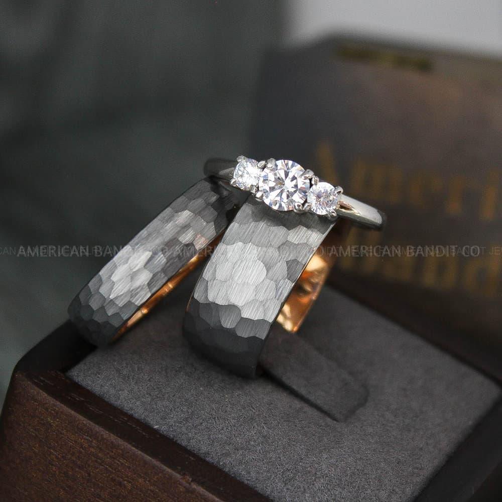 IMG_3894 Hammered Ring, Silver Wedding Ring, Silver Wedding Band, Hammered Wedding Ring, Hammered Wedding Band, Groom Ring, Silver Bride Wedding Band - Image 1