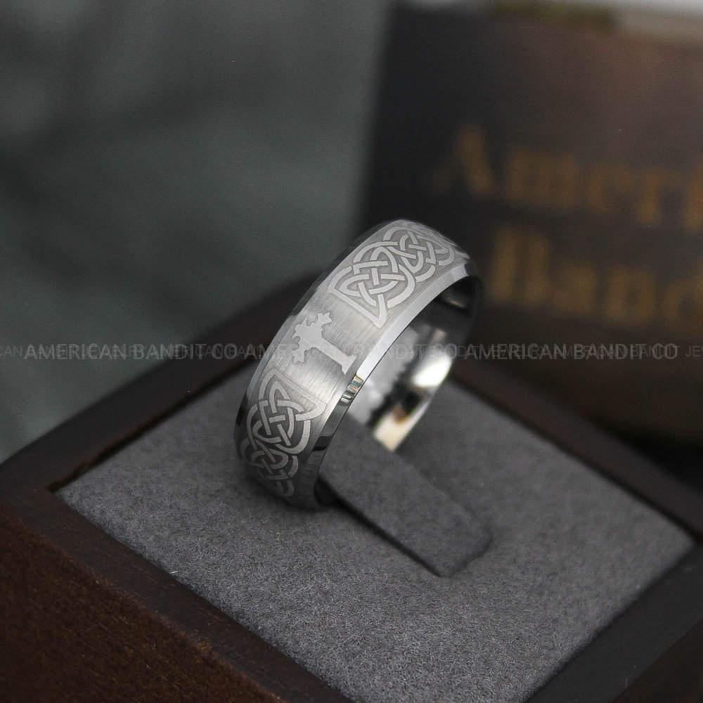 IMG_3908 Celtic Knot Ring, Celtic Ring, Irish Ring, Irish Wedding Band, Irish Wedding Ring, Celtic Knot Wedding Band - Image 1