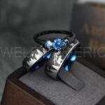 Forest Rings, Mountain Range Rings, Mountains Scene Rings, Wolf Rings, Bears Rings, Hunting Wedding Bands