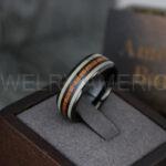 Deer Antler Ring, Antler Wedding Band, Deer Hunting Ring, Deer Hunting Ring, Deer Antler Wedding Ring, Black Wedding Band, His Wedding Ring - Image 3