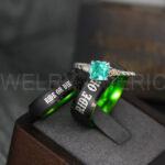 Ride or Die Rings, Ride or Die, Ride or Die Wedding Rings, Ride or Die Wedding Bands, Black Wedding Rings, Black Wedding Bands, Biker Rings - Image 4