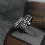 Viking Ring, Vikings Jewelry, Norsemen Ring, Nordic Runes Ring, Vikings Wedding Ring, Vikings Wedding Band, Runes Wedding Ring, Nordic Rings