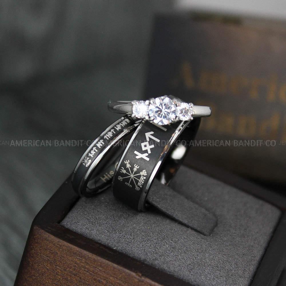 IMG_3943 Viking Ring, Vikings Jewelry, Norsemen Ring, Nordic Runes Ring, Vikings Wedding Ring, Vikings Wedding Band, Runes Wedding Ring, Nordic Rings - Image 1