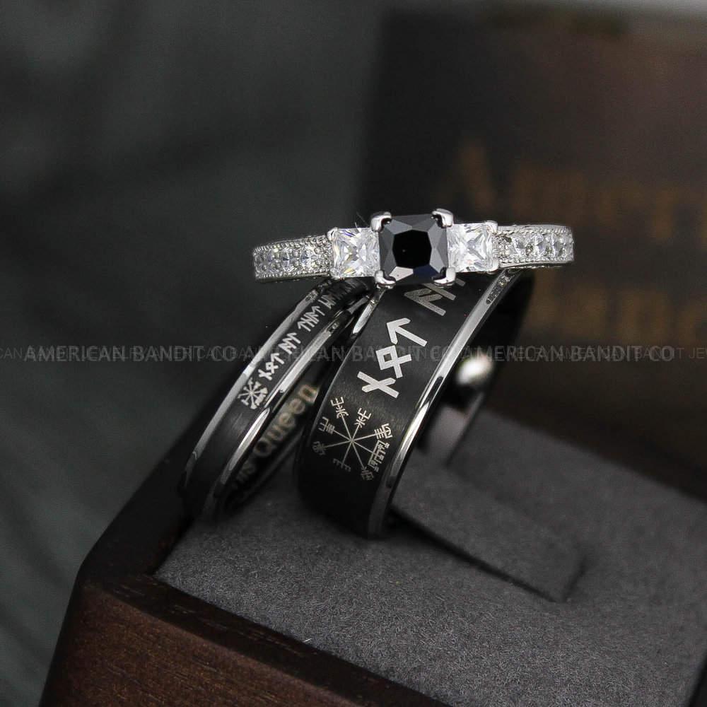 IMG_3947 Viking Ring, Vikings Jewelry, Norsemen Ring, Nordic Runes Ring, Vikings Wedding Ring, Vikings Wedding Band, Runes Wedding Ring, Nordic Rings - Image 1