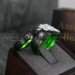 Sun and Moon Rings, Sun and Moon Wedding Rings, Sun and Moon Wedding Bands, Sun and Moon Jewelry, Couple Rings, Matching Couple Rings