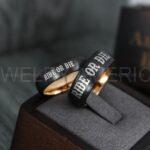 Ride or Die Rings, Ride or Die, Ride or Die Wedding Rings, Ride or Die Wedding Bands, Black Wedding Rings, Black Wedding Bands, Biker Rings