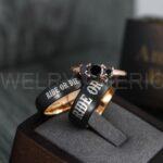 Ride or Die Rings, Ride or Die, Ride or Die Wedding Rings, Ride or Die Wedding Bands, Black Wedding Rings, Black Wedding Bands, Biker Rings