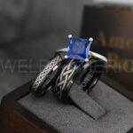 Celtic Knot Rings, Couple Rings Set, Couple Rings, Couple Wedding Bands, Celtic Rings, Irish Rings, Matching Ring, Couple Jewelry Black Rings