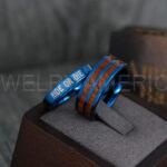 Couple Rings, Matching Rings, Blue Rings, Blue Wedding Rings, Blue Wedding Bands, His and Her Rings, Couple Wedding Bands, Matching Rings