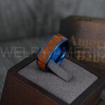 Couple Rings, Matching Rings, Blue Rings, Blue Wedding Rings, Blue Wedding Bands, His and Her Rings, Couple Wedding Bands, Matching Rings - Image 5