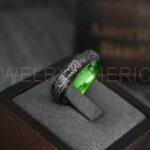 Circuit Board Ring, Circuit Board Wedding Band, Gamer Ring, Gamer Wedding Band - Image 4