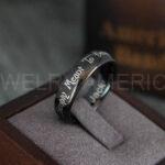 Simply Meant To Be Rings, Black Wedding Bands, Black Wedding Rings, Couple Rings, Couple Jewelry, His and Her Rings, Matching Rings Couple Wedding Ring Couple Jewelry - Image 3