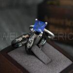 Simply Meant To Be Rings, Black Wedding Bands, Black Wedding Rings, Couple Rings, Couple Jewelry, His and Her Rings, Matching Rings Couple Wedding Ring Couple Jewelry