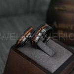 Ride or Die Rings, Ride or Die, Ride or Die Wedding Rings, Ride or Die Wedding Bands, Black Wedding Rings, Black Wedding Bands, Biker Rings