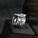Til Valhalla Rings, Viking Rings, Runes Rings, Valknut Rings, Vikings Nordic Rings, Norsemen Rings, Nordic Runes Rings, Silver Tungsten Bands
