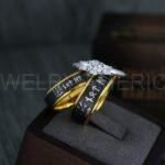 Til Valhalla Rings, Viking Rings, Runes Rings, Vegvísir Ring, Couple Nordic Rings, Norsemen Rings, Nordic Runes Rings, Black Tungsten Bands