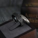 Damascus Steel Rings, Damascus Steel Wedding Rings, Damascus Steel Wedding Bands, Couple Wedding Rings, Black Damascus Steel Wedding Ring