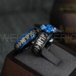 Til Valhalla Rings, Viking Rings, Runes Rings, Vegvísir Ring, Couple Nordic Rings, Norsemen Rings, Nordic Runes Rings, Black Tungsten Bands