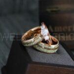Meteorite Rings, Meteorite Wedding Rings, Meteorite Wedding Bands, Meteorite Jewelry, Rose Gold Wedding Rings, Rose Gold Wedding Bands, Meteor Rings - Image 5