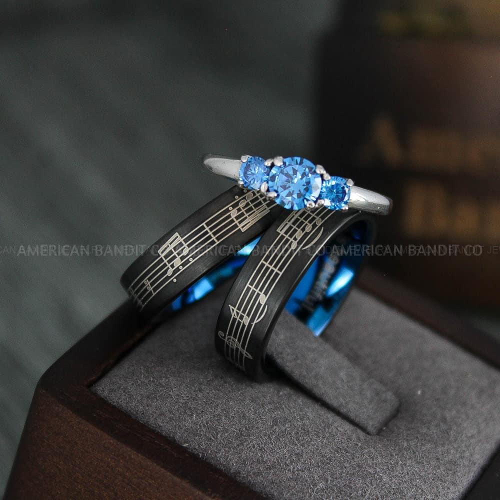 IMG_4479 Music Ring, Music Score Ring, Music Jewelry, Music Notes Ring, Piano Jewelry, Piano Ring, Guitar Ring, Musician Ring, Musician Jewelry - Image 1