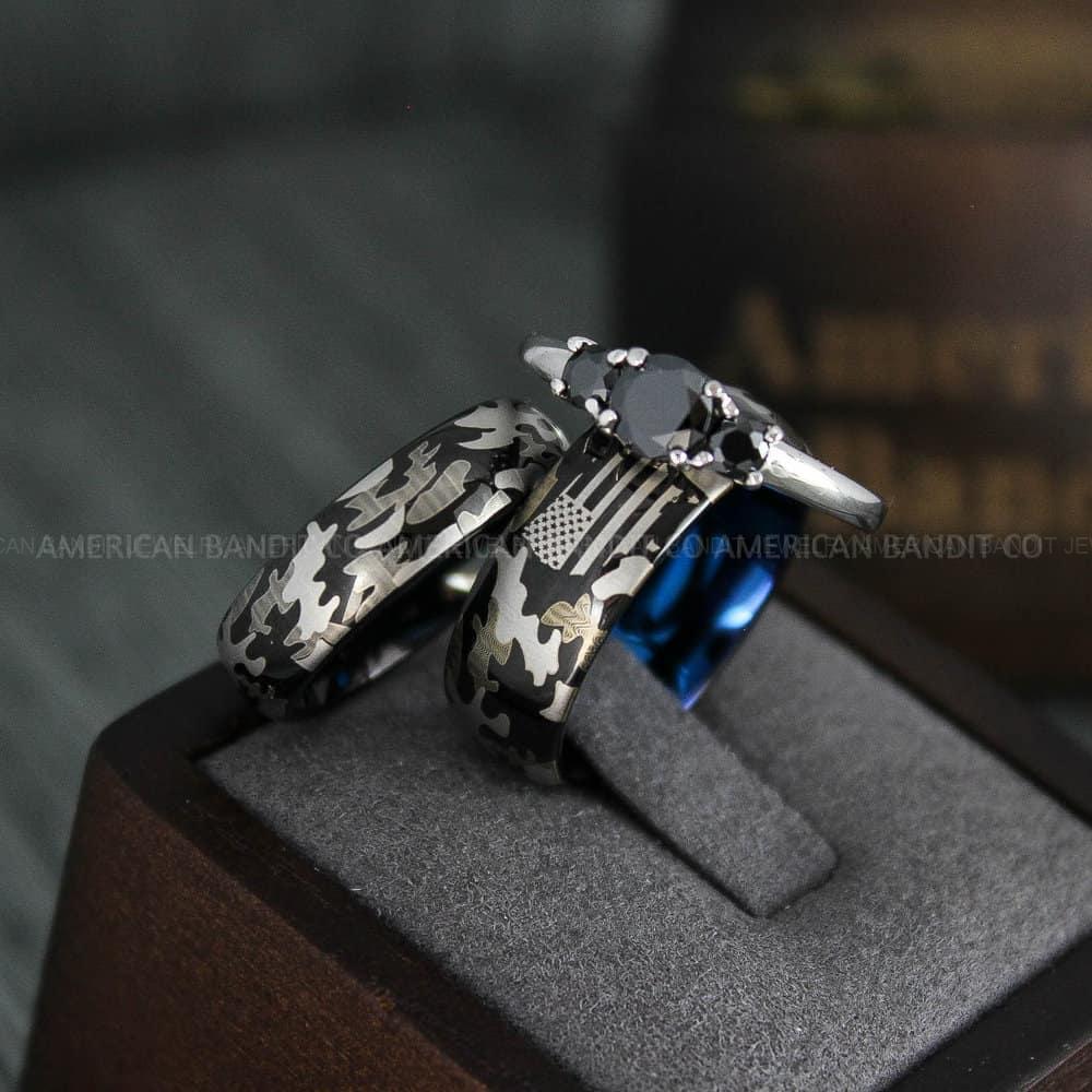 IMG_4517 American Flag Rings, Camo Rings, Army Rings, Military Ring - Image 1
