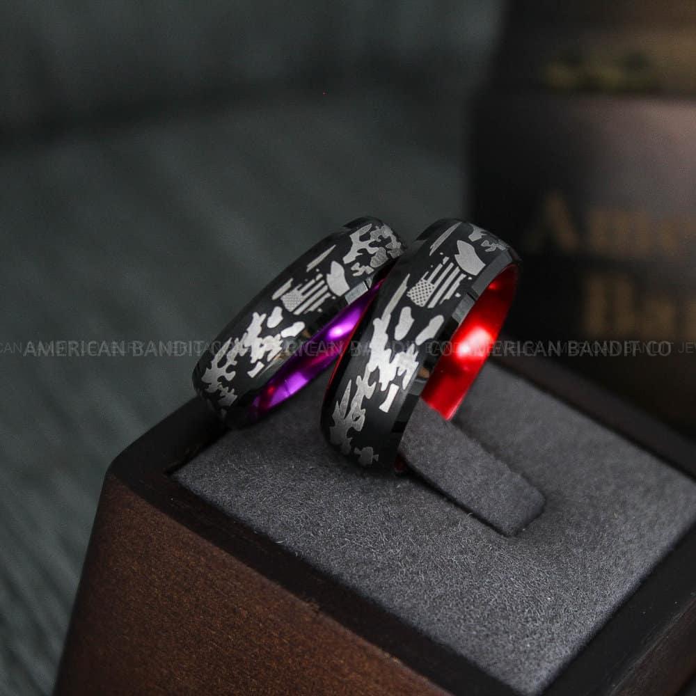 IMG_4523 American Flag Rings, Camo Rings, Army Rings, Military Ring - Image 1