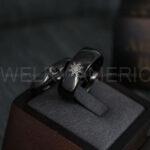 Sun and Moon Rings, Sun and Moon Wedding Rings, Sun and Moon Wedding Bands, Sun and Moon Jewelry, Couple Rings, Matching Couple Rings - Image 2