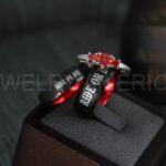 Ride or Die Rings, Ride or Die, Ride or Die Wedding Rings, Ride or Die Wedding Bands, Black Wedding Rings, Black Wedding Bands, Biker Rings