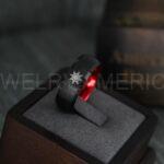 Sun and Moon Rings, Sun and Moon Wedding Rings, Sun and Moon Wedding Bands, Sun and Moon Jewelry, Couple Rings, Matching Couple Rings - Image 2