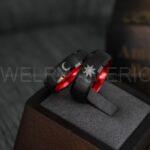 Sun and Moon Rings, Sun and Moon Wedding Rings, Sun and Moon Wedding Bands, Sun and Moon Jewelry, Couple Rings, Matching Couple Rings