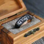 Aurebesh Ring, Aurebesh Wedding Band, Aurebesh Wedding Ring, Aurebesh Jewelry
