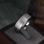 Hammered Ring, Groom Wedding Band, His Wedding Band, Mens Silver Wedding Band, His Wedding Ring