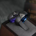 Deathly Hallows Ring, Deathly Hallows Wedding Ring, Deathly Hallows Wedding Band - Image 5