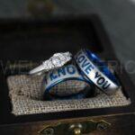 I Love You I Know Rings, Star Wars Rings, Star Wars Jewelry, Star Wars, Wedding Rings, Star Wars Wedding Bands