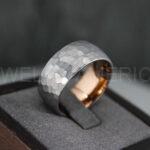 Hammered Rings, Silver Wedding Rings, Silver Wedding Bands, Couple Rings, Couple Wedding Bands, Couple Wedding Rings, Matching Couple Rings - Image 3