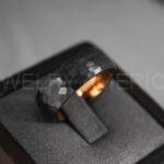 Hammered Rings, Black Wedding Rings, Black Wedding Bands, Couple Rings, Couple Wedding Bands, Couple Wedding Rings, Matching Couple Rings - Image 2