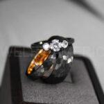 Hammered Rings, Black Wedding Rings, Black Wedding Bands, Couple Rings, Couple Wedding Bands, Couple Wedding Rings, Matching Couple Rings