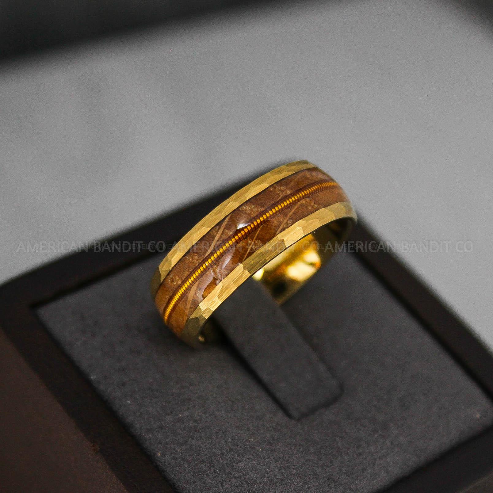 IMG_2998 Guitar String Ring, Guitar String Wedding Band, Music Jewelry, Guitar Jewelry, Guitar Ring, Musician Ring, Musician Jewelry - Image 1