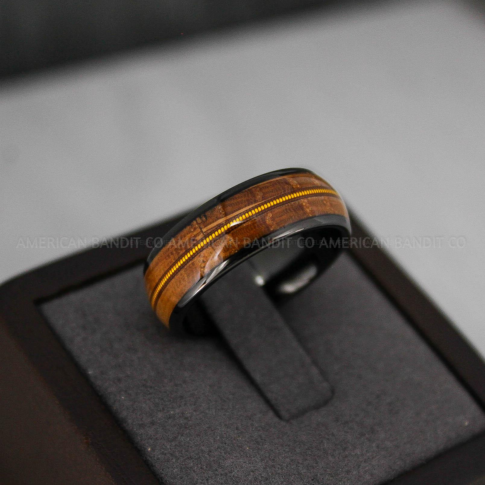 IMG_2999 Guitar String Ring, Guitar String Wedding Band, Music Jewelry, Guitar Jewelry, Guitar Ring, Musician Ring, Musician Jewelry - Image 1