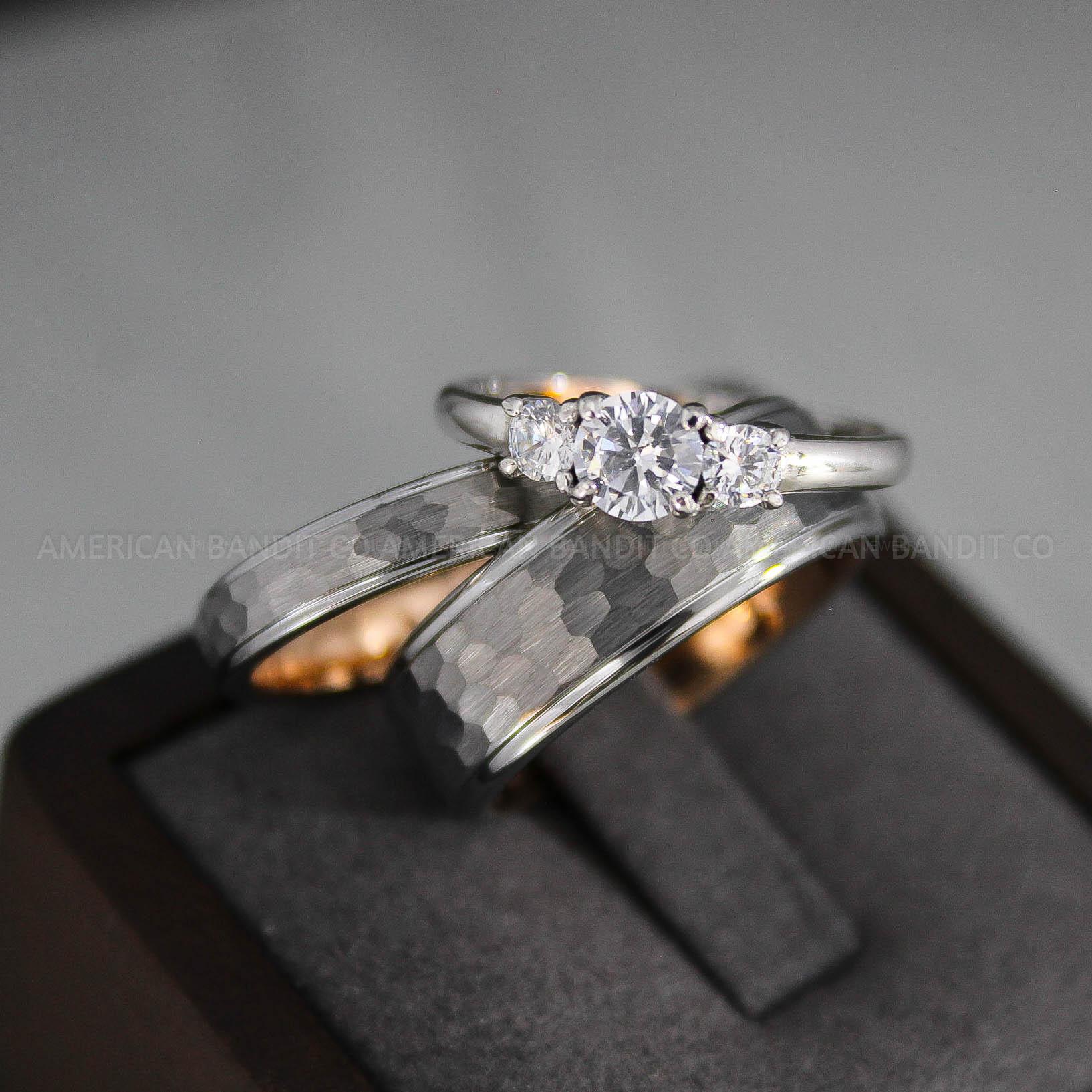 IMG_3011 Hammered Rings, Silver Wedding Rings, Couple Rings, Silver Wedding Bands, Hammered Wedding Rings, Hammered Wedding Bands - Image 1