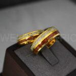 Meteorite Rings, Meteorite Wedding Rings, Meteorite Wedding Bands, Meteorite Jewelry, Gold Wedding Rings, Gold Wedding Band, Meteor Ring - Image 2