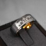 Cowboys Rings, Cowboys Wedding Ring, Cowboys Wedding Band, Praying Cowboys Ring, Cowgirl Jewelry, Cowboy Jewelry, Cowgirl Wedding Band - Image 2