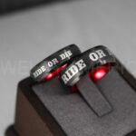 Ride or Die Rings, Ride or Die, Ride or Die Wedding Rings, Ride or Die Wedding Bands, Black Wedding Rings, Black Wedding Bands, Biker Rings - Image 3