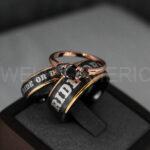 Ride or Die Rings, Ride or Die, Ride or Die Wedding Rings, Ride or Die Wedding Bands, Black Wedding Rings, Black Wedding Bands, Biker Rings