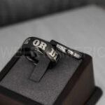 Ride or Die Rings, Ride or Die, Ride or Die Wedding Rings, Ride or Die Wedding Bands, Black Wedding Rings, Black Wedding Bands, Biker Rings - Image 2