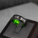 Ride or Die Rings, Ride or Die, Ride or Die Wedding Rings, Ride or Die Wedding Bands, Black Wedding Rings, Black Wedding Bands, Biker Rings - Image 4