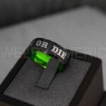 Ride or Die Rings, Ride or Die, Ride or Die Wedding Rings, Ride or Die Wedding Bands, Black Wedding Rings, Black Wedding Bands, Biker Rings - Image 2