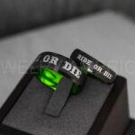 Ride or Die Rings, Ride or Die, Ride or Die Wedding Rings, Ride or Die Wedding Bands, Black Wedding Rings, Black Wedding Bands, Biker Rings - Image 5